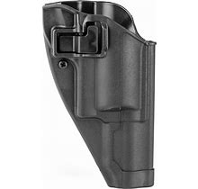 BLACKHAWK CQC SERPA Holster With Belt And Paddle Attachment Right Hand Black