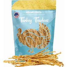 Hotspot Pets Turkey Tendons For Dogs, All Narural Made In The USA Turkey Tendons Dog Chews - Single Ingredient Rawhide Alternative Dog Treats For