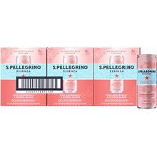 S.Pellegrino Essenza Pink Grapefruit & Citrus Flavored Mineral Water, 11.15 Fl Ounce (Pack Of 24),(Packaging May Vary)