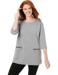 Image result for Sweatshirt Tunic with Leggings