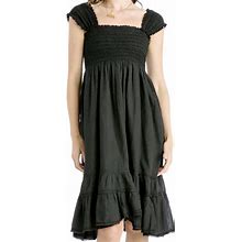 Hard Tail Dresses | Smocked Dress | Color: Black | Size: M