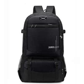 1Pc Men's Large Capacity Sports Backpack Casual Practical Waterproof Backpack,Black,Must-Have,Temu