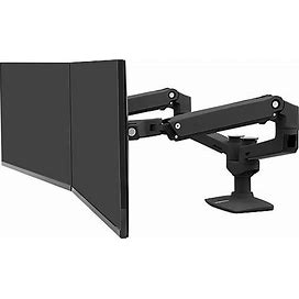 Ergotron LX Dual Side-By-Side Arm Mounting Kit - Patented Constant Force Te