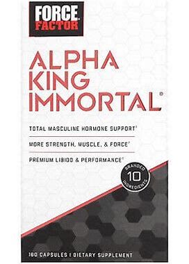Alpha King Immortal , 180 Capsules