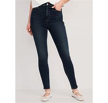 Old Navy Higher High-Waisted Rockstar 360° Stretch Super-Skinny Jeans For Women