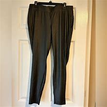 Torrid Pants & Jumpsuits | Torrid Faux Leather & Ponte Black High-Rise Pants W/Tummy Control Size 1 | Color: Black | Size: 1 14/16 1X