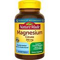 Nature Made Magnesium Citrate 250 Mg, Dietary Supplement For Muscle Support, 60 Softgels, 30 Day Supply