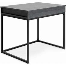 Ashley Furniture Yarlow Wood Home Office Desk In Black Finish