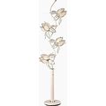 Ore International K-9334W Flower Floor Lamp, 73", White