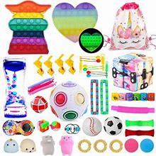 42 Pack Sensory Fidget Toys Pack Anxiety Autism To Stress Relief Sensory Fidgets Toy Pack