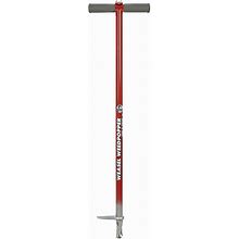 Garden Weasel Step And Twist Hand Weeder, 36" Long, Red & Silver