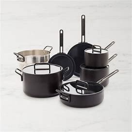 Greenpan(TM) Stanley Tucci(TM) Ceramic Nonstick 11-Piece Cookware Set, Milano Black | Williams Sonoma