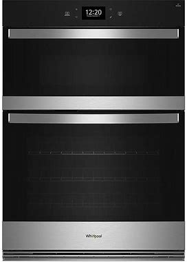 Whirlpool - 27" Smart Built-In Electric Combination Wall Oven With Air Fry - Stainless Steel