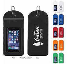 Custom Splash Proof Phone Pouch With Carabiner Sample