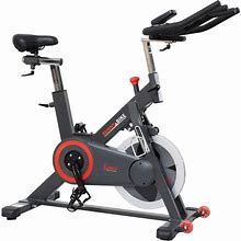 Sunny Health & Fitness Premium Smart Indoor Cycling Stationary Bike Grey - Exer Bike/Ski Machine At Academy Sports
