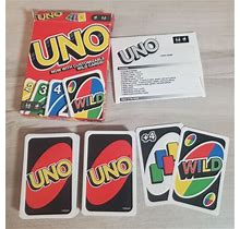 Mattel UNO Card Game With Customizable Wild Cards 2015 Complete