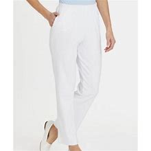 Blair Pants & Jumpsuits | Knit White Pants 40% Polyester 60% Cotton Long Comfortable Women Plus Sized 2Xl | Color: White | Size: 2X