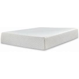 Piperton Twin Platform Bed With Chime 12 Inch Plush Memory Foam Mattress In A Box By Ashley, Mattresses > Ashley Sleep Mattresses > Chime Mattresses