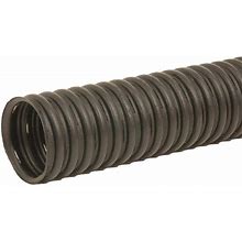 Advanced Drainage Systems 6 in. X 20 ft. Corrugated Pipes Drain Pipe Perforated, Black 06010020