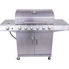 Char-Broil Performance Series Silver 6-Burner Liquid Propane Gas Grill With 1 Side Burner Stainless Steel | 463284022
