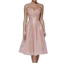 Fvwitlyh Sequin Dress Women's V-Neck A-Line High-Low Party Dress Long Evening Dress