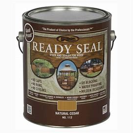 Ready Seal 112 Natural Cedar Exterior Wood Stain And Sealer, 1 Gallon
