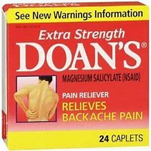 Doan's Extra Strength Pain Reliever, Caplets 24 Ea