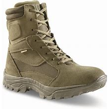 HQ ISSUE Men's Talos Waterproof 8 Inch Side-Zip Tactical Boots, 13D, Coyote