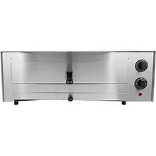 Avantco CPO16TS Stainless Steel Countertop Pizza / Snack Oven With Adjustable Thermostatic Control - 120V, 1700W FP-07A
