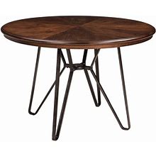30.5" Centiar Round Dining Room Counter Table Brown - Signature Design By Ashley
