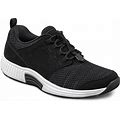 1 Comfortable Pronation Sneakers, Premium Arch Support, Wide Toe-Box, Women's Sneakers | Orthofeet Footwear, Francis, 6 / Medium / Black