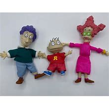 Rugrats Figures Mattel Nickelodeon Vintage Dolls Lot Stu Didi Tommy
