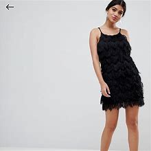 Asos Dresses | Glamorous Tinsel Cami Dress By Asos. | Color: Black | Size: S