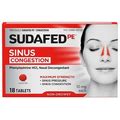Sudafed PE Sinus Congestion Tablets - 18.0 Ea