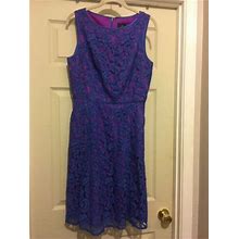 Adrianna Papell Lace Dress Size 8