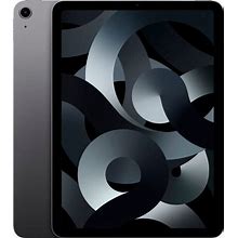 Apple iPad Air 5th Gen 10.9" 64Gb 5G Wi-Fi + Unlocked Gray Tablet Open