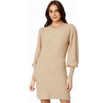 Lilly Pulitzer Jacquetta Sweater Dress For Women - Cotton-Blend Fabric - Allover Textured Cable Stitch Design