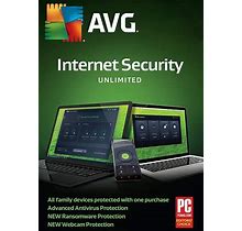 AVG Internet Security (Windows) (Multi-Device) 10 Devices 1 Year AVG Key GLOBAL