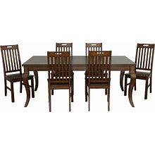 Progressive Furniture Old Town Brown 7Pc Dining Room Set