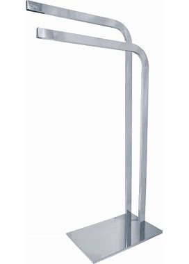 Kingston Brass SCC800 Edenscape 2 Bar Towel Stand Polished Chrome Bathroom Hardware And Accessories Bathroom Hardware Towel Stands