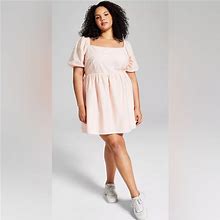 And Now This Dresses | Nwt Trendy Plus Size Dress | Color: Tan | Size: 3X