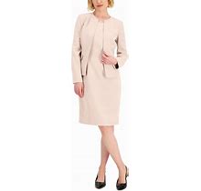 Le Suit Collarless Dress Suit, Regular & Petite Sizes - Light Blossom - Size 4