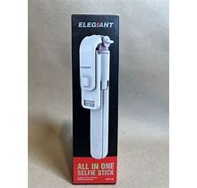 ELEGIANT All In One Selfie Stick, Size Fit For Phone: 6.7 Inches Max New In Open