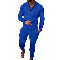 Colisha Tracksuit Set For Mens Casual Jogging Outfit Two Pieces Loungewear 2 Piece Sweat Suits With Pockets Hcxtz-11 L