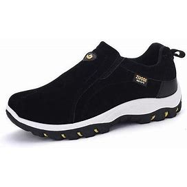 Good Arch Support & Easy To Put On And Take Off & Breathable And Light & Non-Slip SHOES(Buy 2 Free Shipping) US9-Black-Men