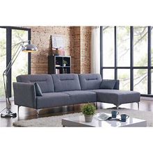 Gray Sectional - Wayfair Millicent 114" Wide Corner Sectional Polyester | 35 H X 114 W X 63 D In 78D4d4b723a7a7444eae37e1eb4ae522