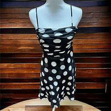 Ann Taylor Dresses | Ann Taylor Dress With Spaghetti Straps. Size 0 | Color: Black/White | Size: 0
