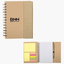 100 Bulk Customized Recycled Magnetic Journal Book With Your Logo - Quick Ship - Natural