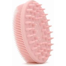 Upgrade Silicone Body Scrubber And Hair Shampoo Brush | Pink