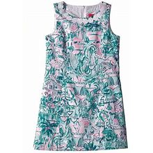 Lilly Pulitzer Girls Mila Shift Dress Colorful Camelflage $88 Size